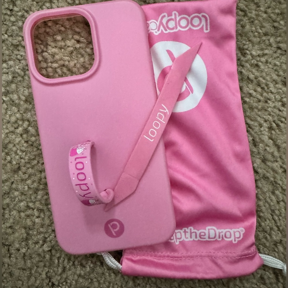 Loop case-pink w/extra loop